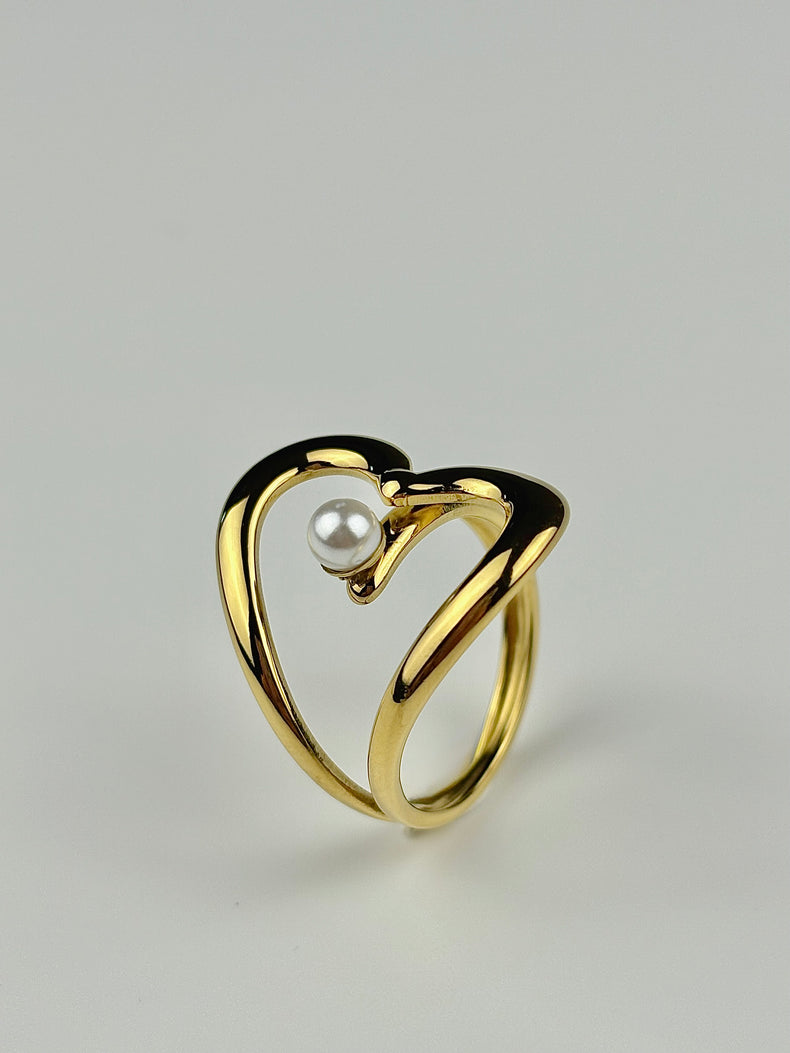 Anello Heart Drop