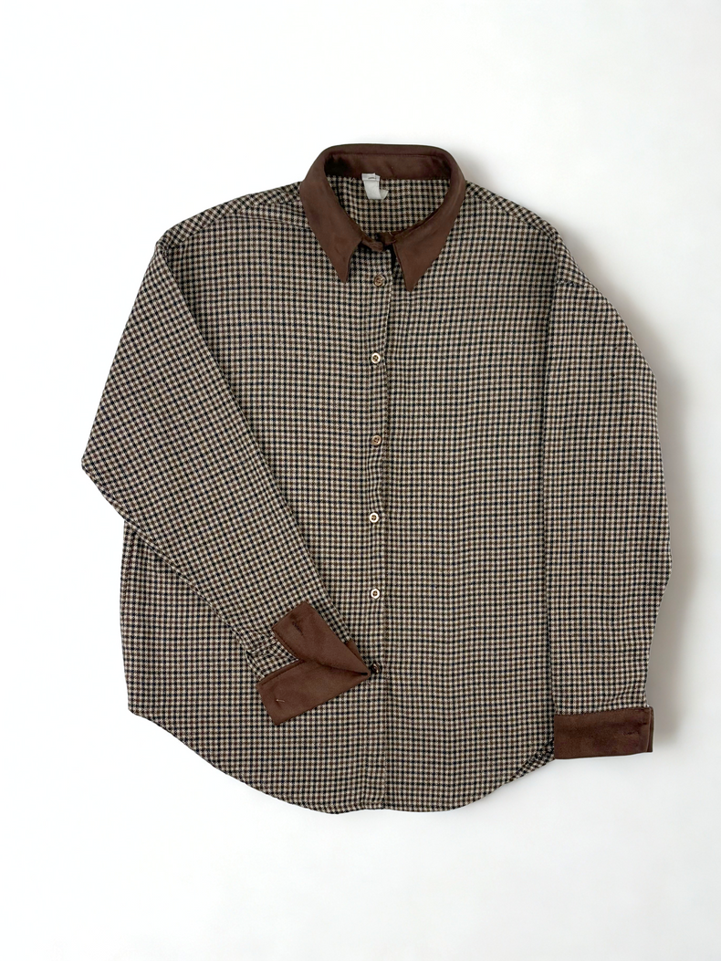 Camicia British Brown
