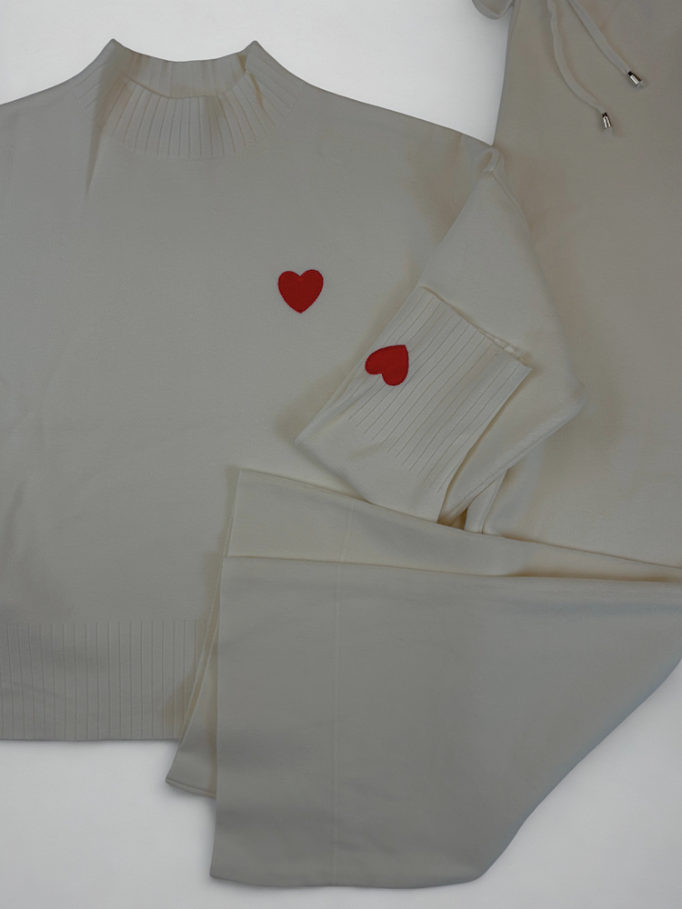 Completo Mini Love Tracksuit White