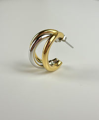 Orecchino Triple Glow (Bicolor)