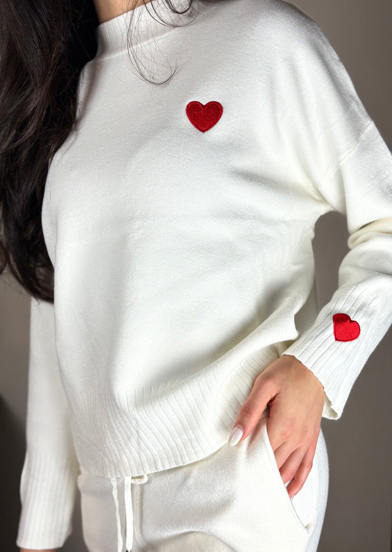 Completo Mini Love Tracksuit White