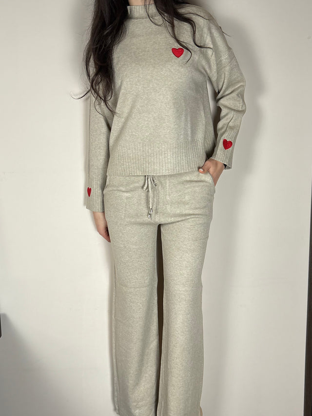 Completo Mini Love Tracksuite Beige