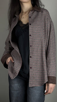 Camicia British Brown/Red