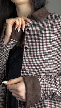 Camicia British Brown/Red