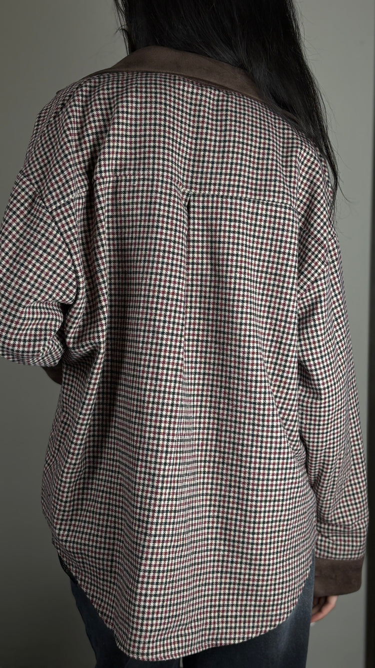 Camicia British Brown/Red