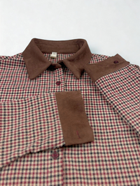 Camicia British Brown/Red